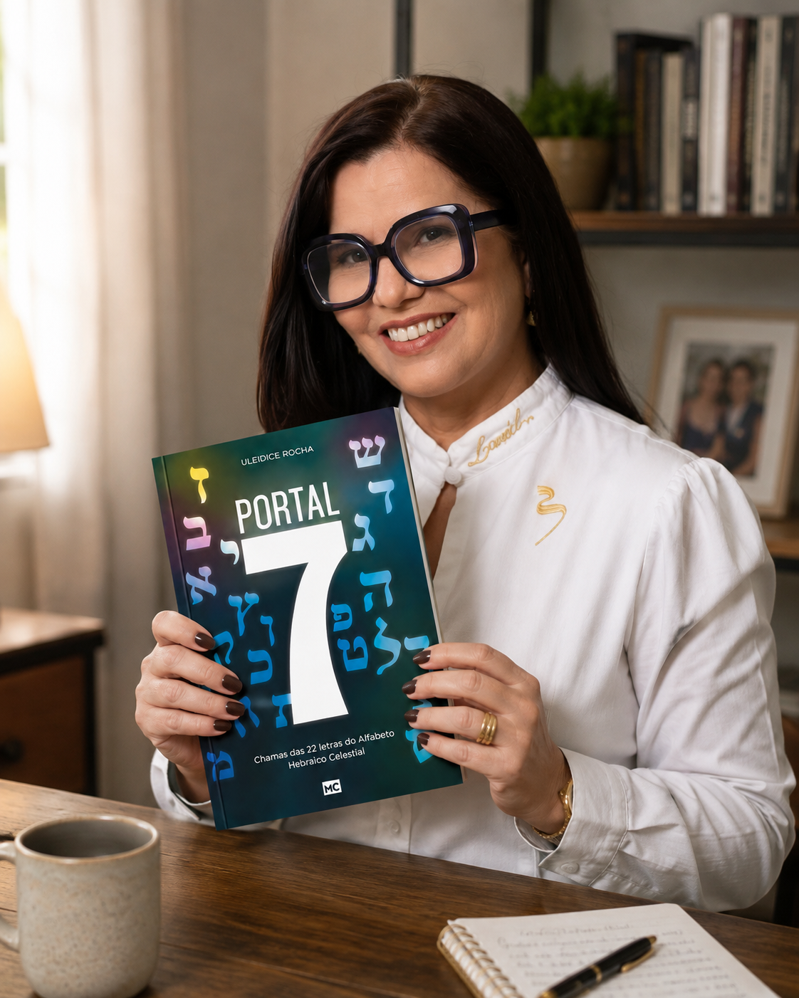 Apóstola Uleidice Rocha, escritora e conferencista, autora do Portal 7