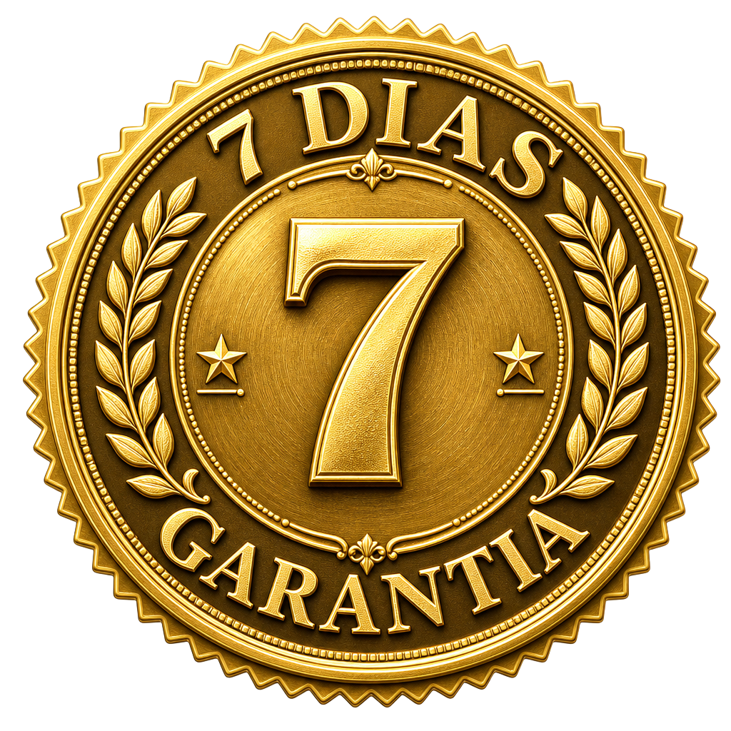 Selo de garantia de 7 dias